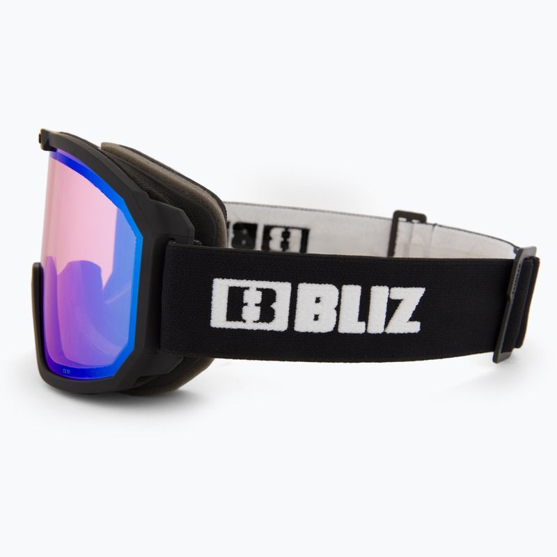 Skibrille Bliz Rave matt black/light orange blue multi 4