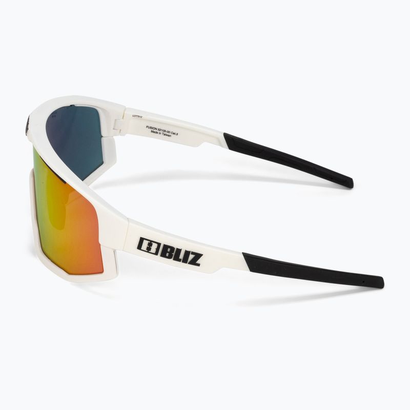 Sonnenbrille Bliz Fusion matt white/smoke red multi 4