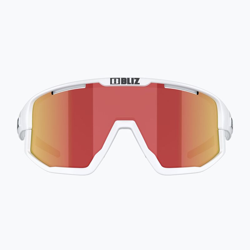 Sonnenbrille Bliz Fusion matt white/smoke red multi 5