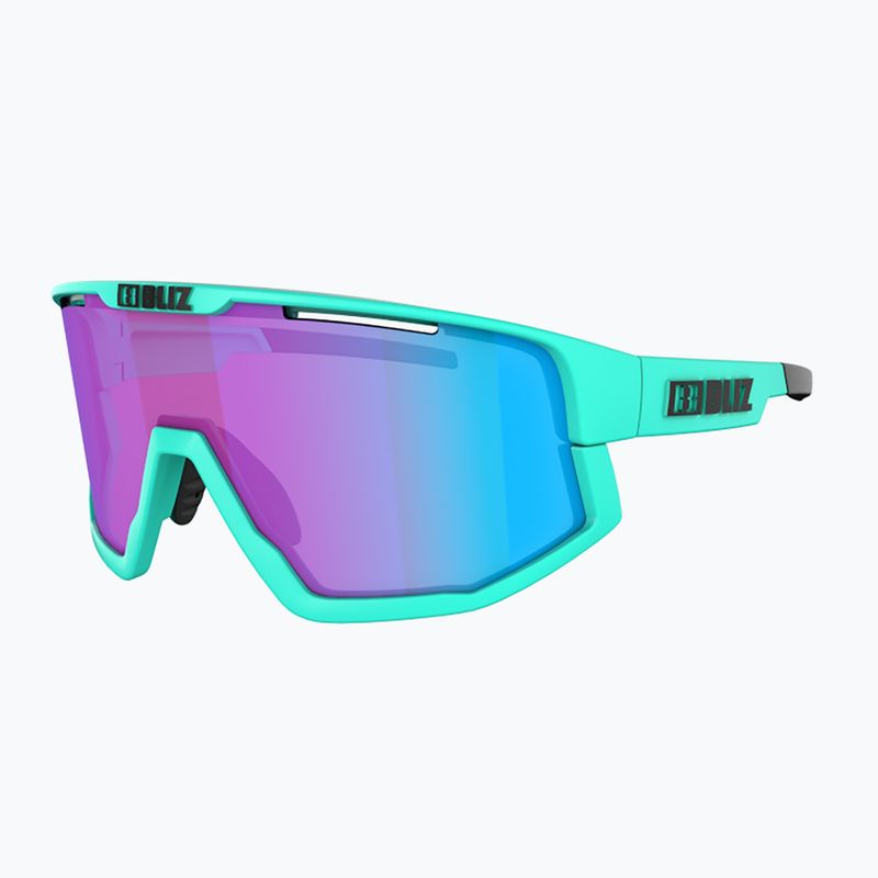 Bliz Fusion Nano Optics Nordic Light S2 Fahrradbrille matt türkis/begonien/violett blau multi 4