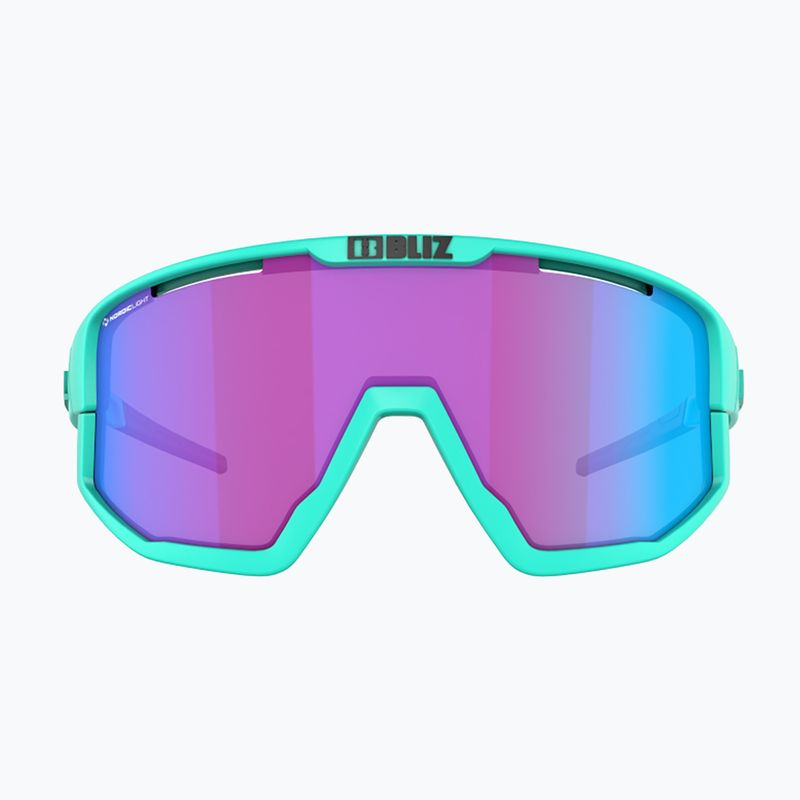 Bliz Fusion Nano Optics Nordic Light S2 Fahrradbrille matt türkis/begonien/violett blau multi 5