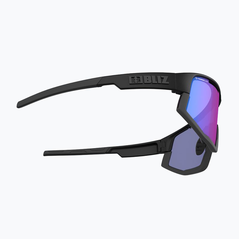 Bliz Vision Nano Optics Nordic Light S2 Fahrradbrille matt schwarz/hell begonia/violett blau multi 5