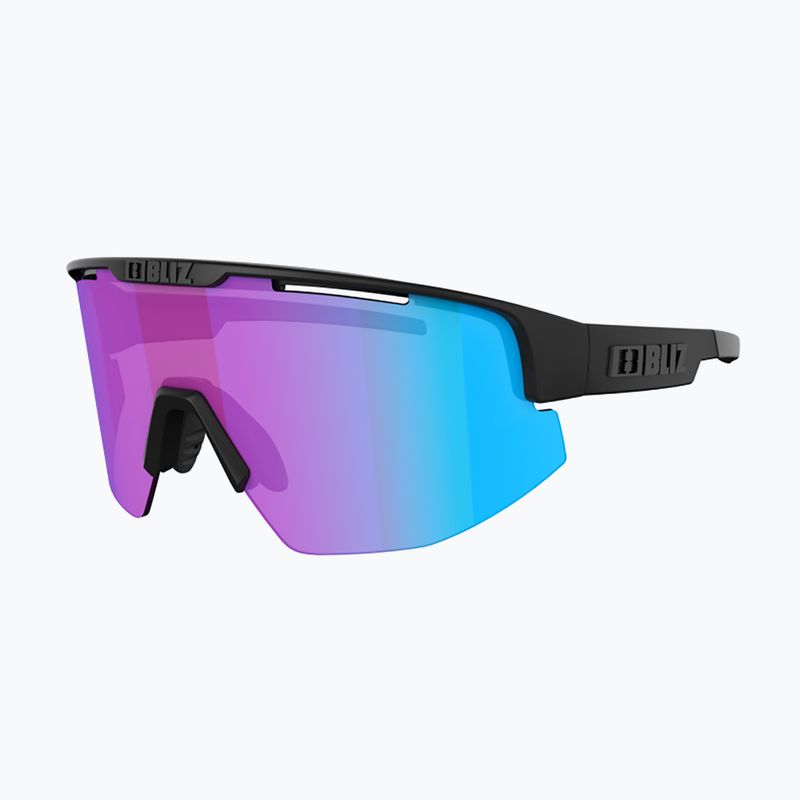 Bliz Matrix Nano Optics Nordic Light S2 Fahrradbrille matt schwarz/begonia/violett blau multi 3