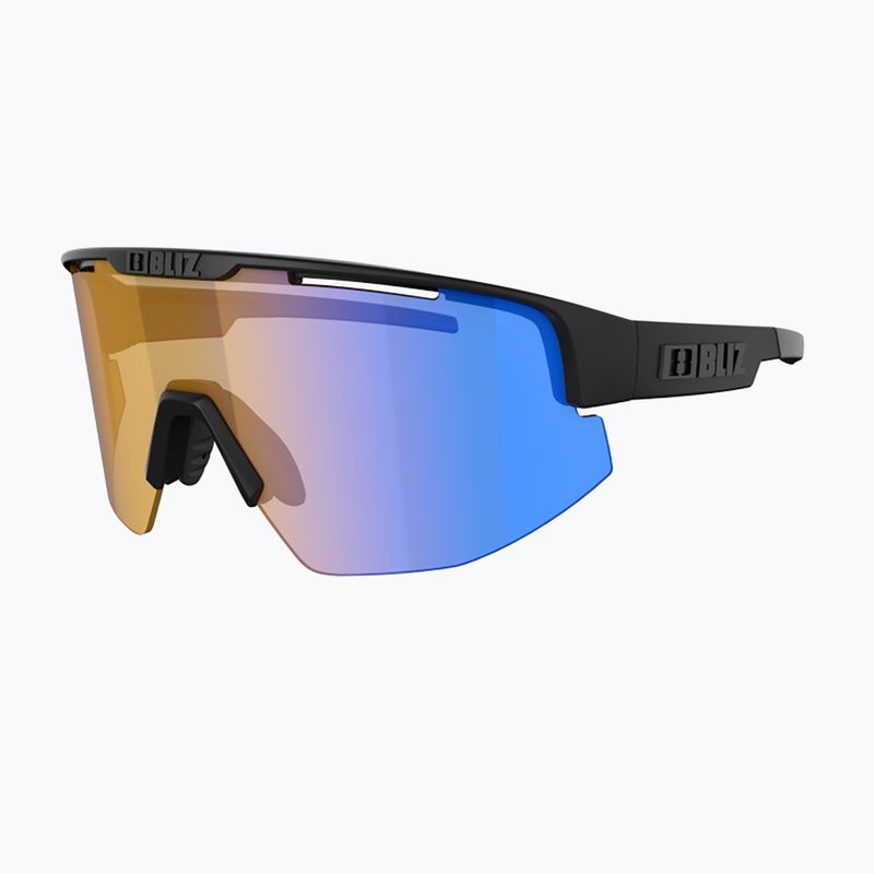 Bliz Matrix Small Nano Optics Nordic Light S2 matt schwarz/koralle/orange blau Multibikebrille 3