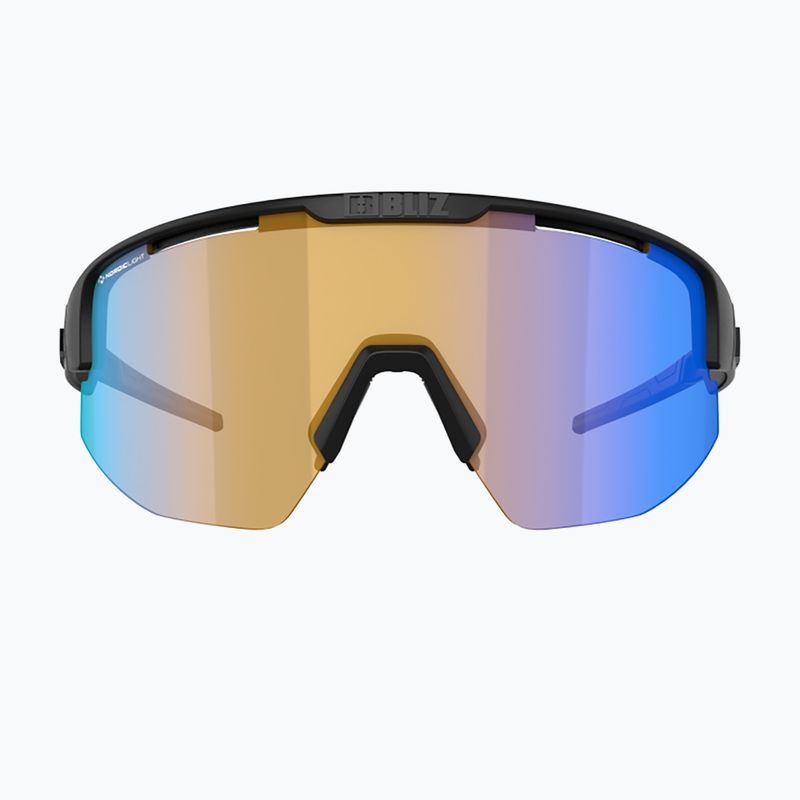 Bliz Matrix Small Nano Optics Nordic Light S2 matt schwarz/koralle/orange blau Multibikebrille 4