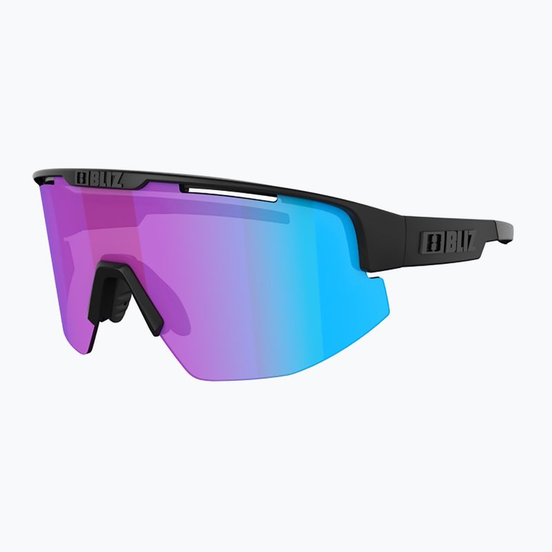 Bliz Matrix Small Nano Optics Nordic Light S2 Fahrradbrille matt schwarz/begonia/violett blau multi 3