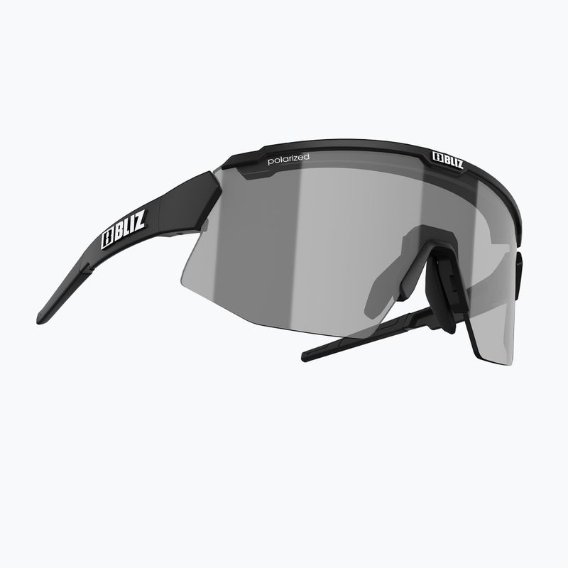 Bliz Breeze Polarized S3+S2 mattschwarz/braun-silber verspiegelt/basic orange Fahrradbrille 3