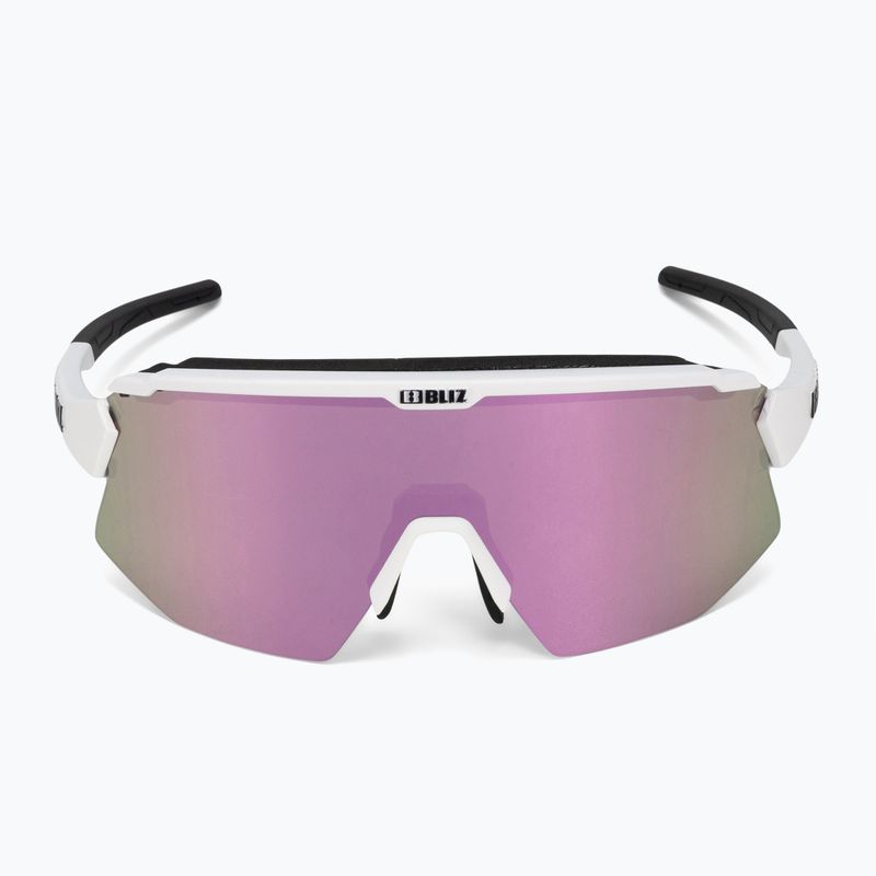 Bliz Breeze S3+S0 matt weiß / braun rosa multi / klar Fahrradbrille P52102-04 4