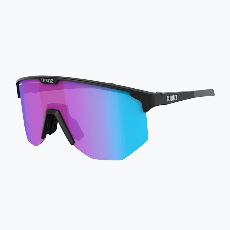 Bliz Hero Nano Optics Nordic Light S2 Fahrradbrille matt schwarz/hell begonia/violett blau multi 3