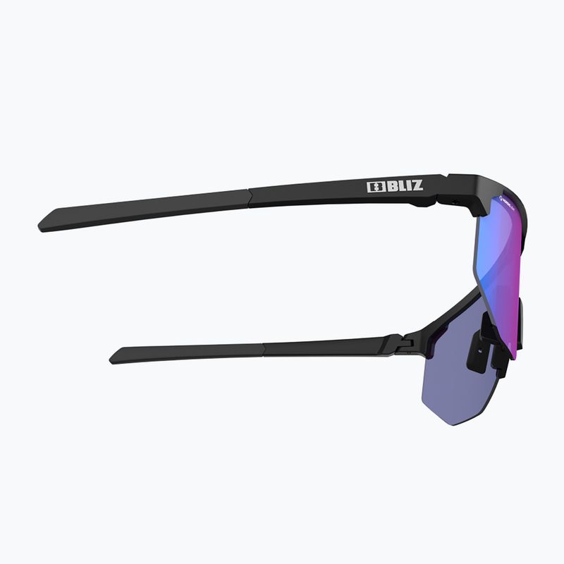 Bliz Hero Nano Optics Nordic Light S2 Fahrradbrille matt schwarz/hell begonia/violett blau multi 5