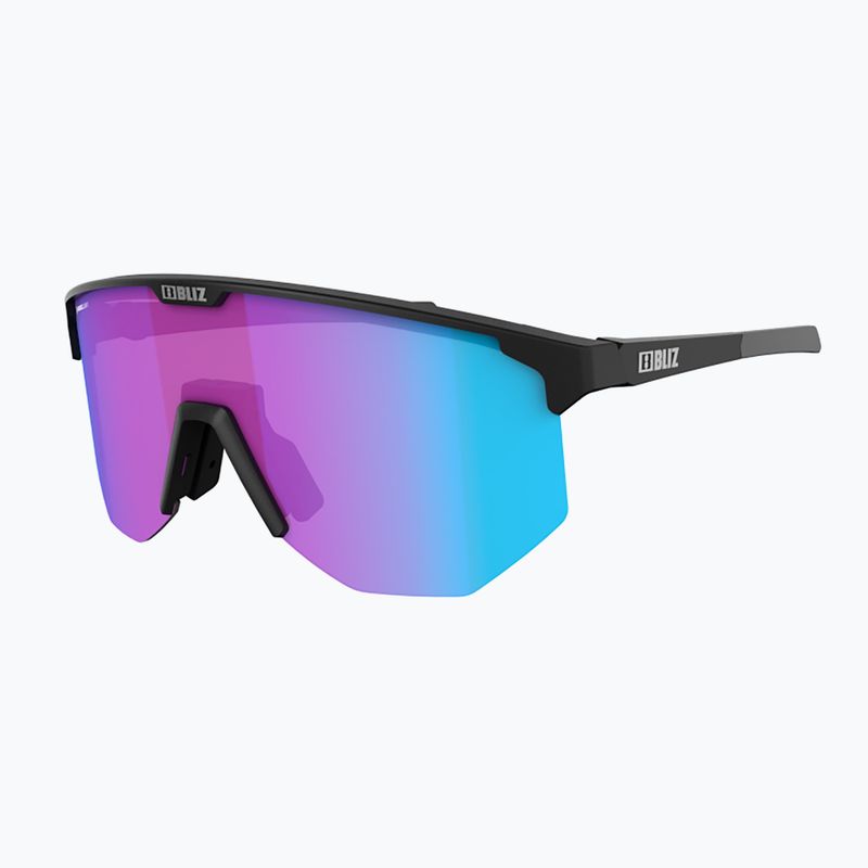 Bliz Hero Nano Optics Nordic Light S2 Fahrradbrille matt schwarz/hell begonia/violett blau multi 3