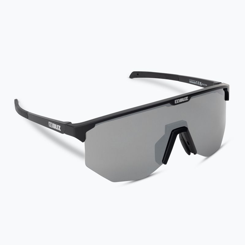 Bliz Hero S3 mattschwarz/rauchsilber verspiegelte Fahrradbrille