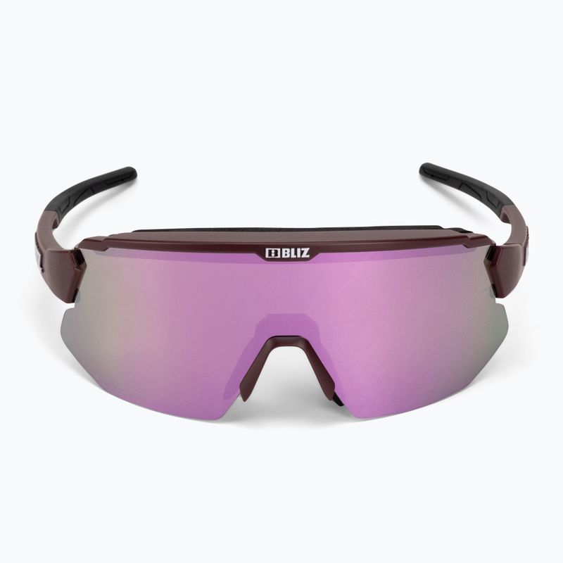 Bliz Breeze Small S3+S1 matt bordeaux / braun rosa multi / rosa Fahrradbrille 52212-44 4