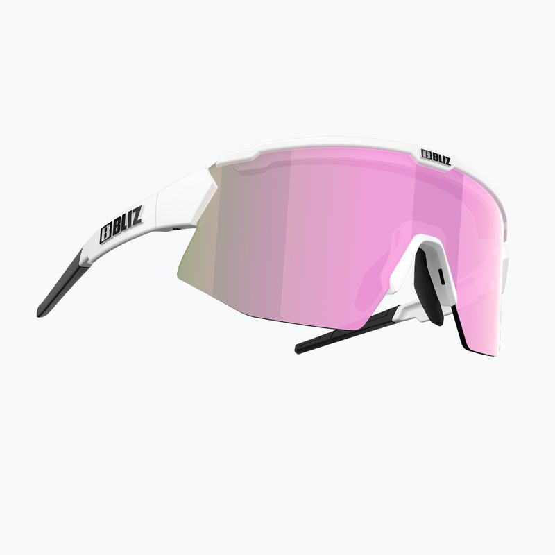 Bliz Breeze Small S3+S0 matt weiß/braun rose multi/klar Fahrradbrille 3