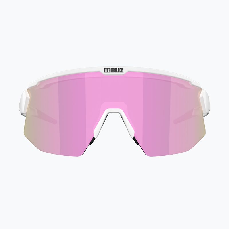 Bliz Breeze Small S3+S0 matt weiß/braun rose multi/klar Fahrradbrille 5