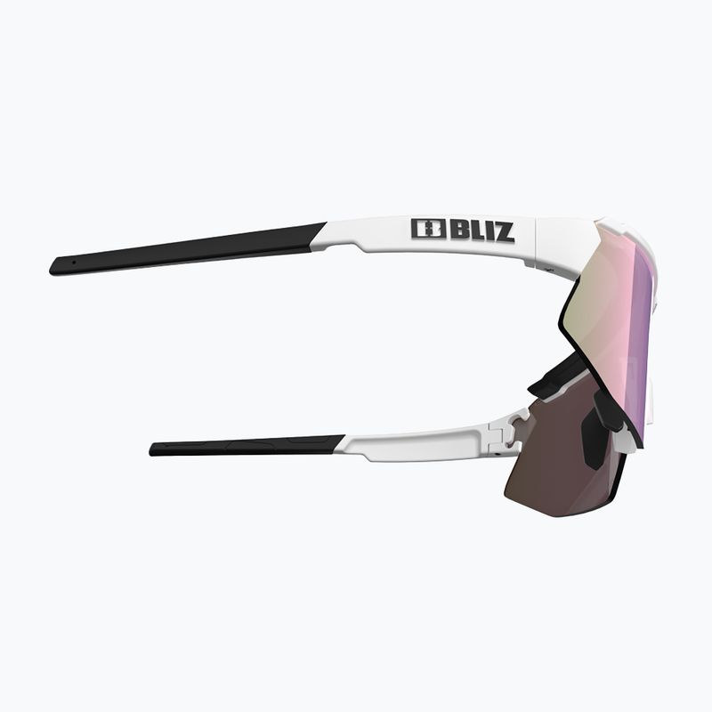 Bliz Breeze Small S3+S0 matt weiß/braun rose multi/klar Fahrradbrille 6