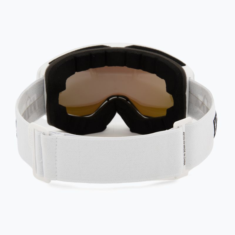 Skibrille Bliz Spark white/smoke&blue 3