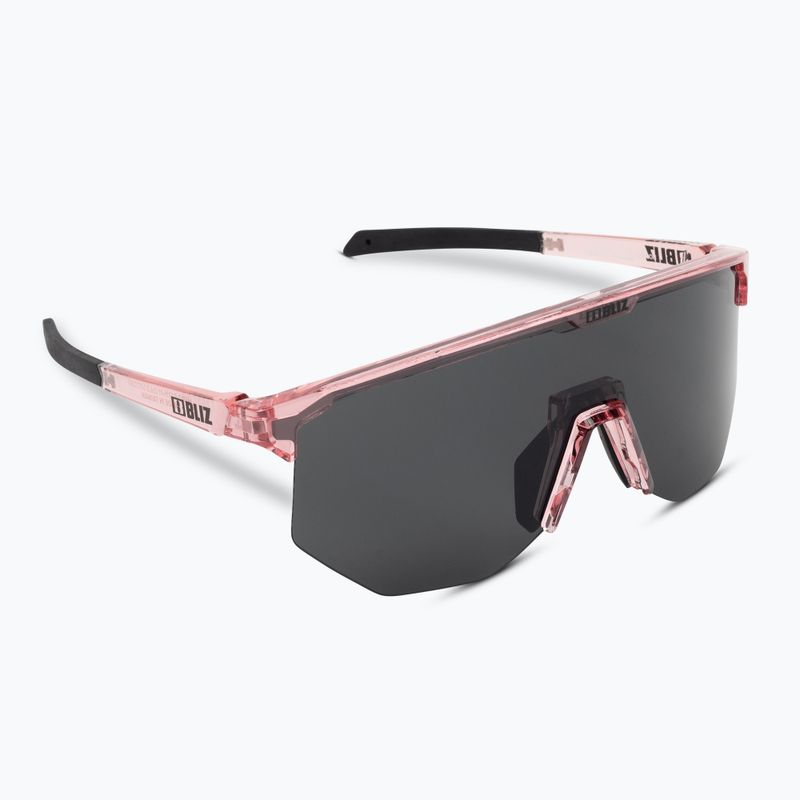 Bliz Hero Small S3 transparent rosa/Rauch Fahrradbrille