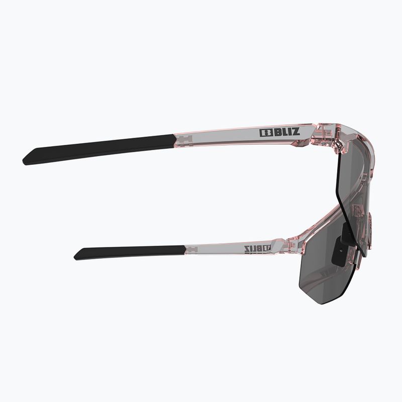 Bliz Hero Small S3 transparent rosa/Rauch Fahrradbrille 5