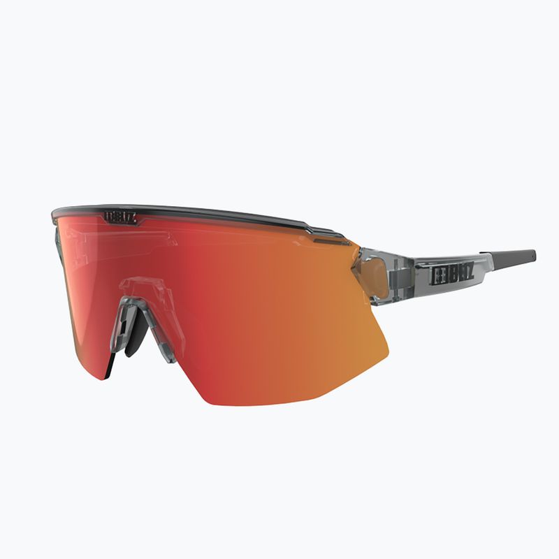 Bliz Breeze S3+S2 transparent dunkelgrau/braun rot multi/orange Fahrradbrille 4