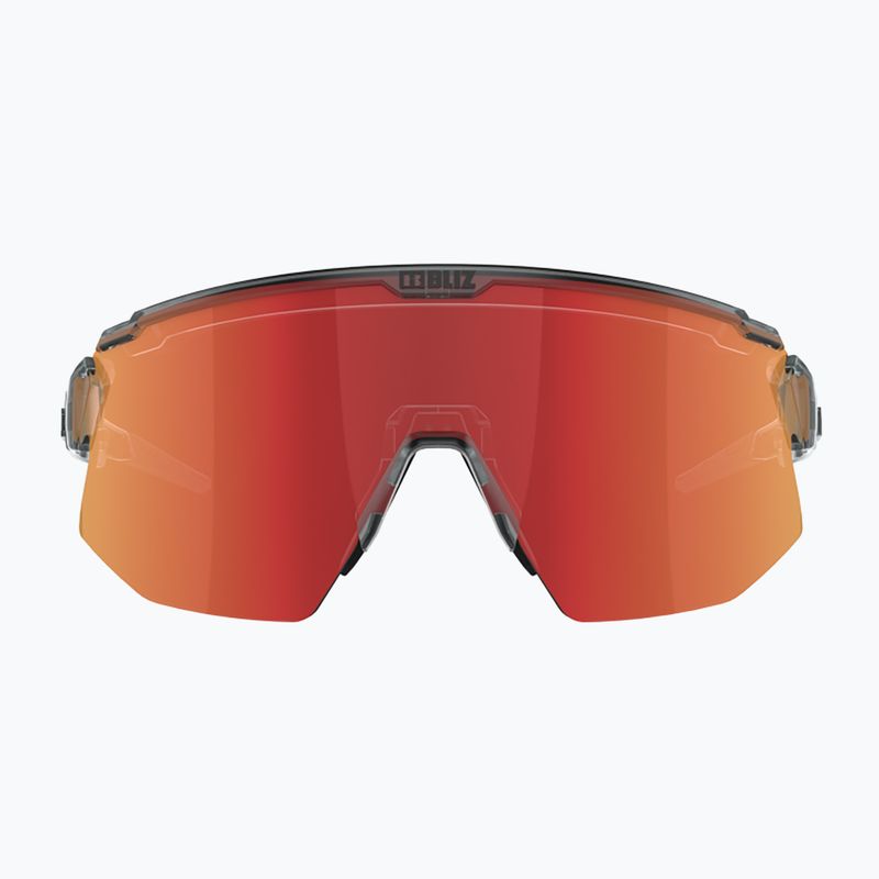 Bliz Breeze S3+S2 transparent dunkelgrau/braun rot multi/orange Fahrradbrille 5