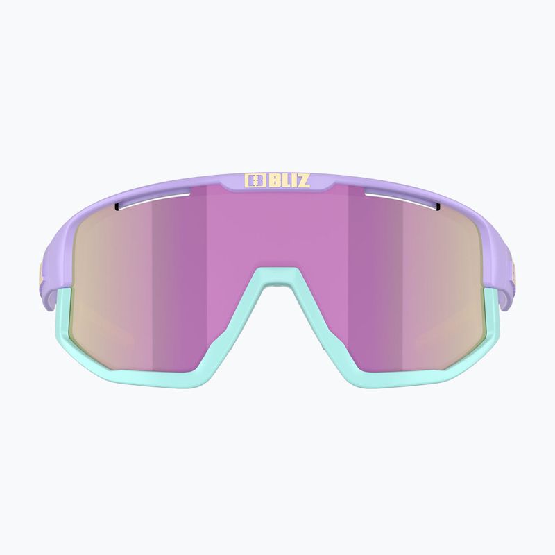 Sonnenbrille Bliz Fusion matte pastel purple yellow logo/brown pink multi 6