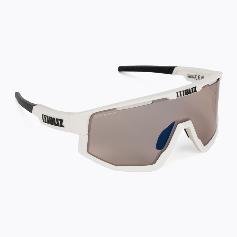 Bliz Fusion Nano Optics Photochromic S1-S3 matt weiß/braun Multiradbrille 2