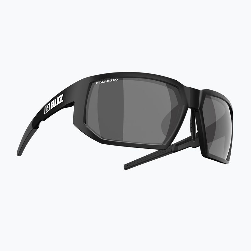 Bliz Arrow Polarized S3 matt schwarz/braun Silber Spiegel Radfahren Brille 2