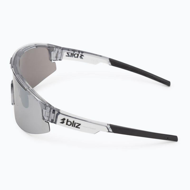 Sonnenbrille Bliz Matrix crystal black/smoke/silver mirror 4