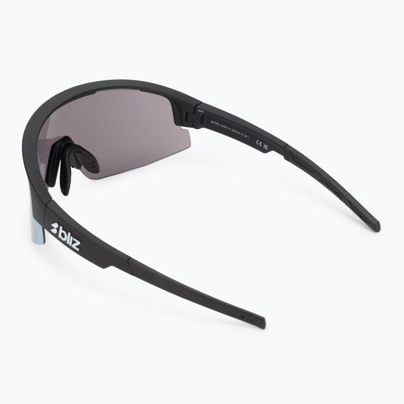 Sonnenbrille Bliz Matrix matte black/smoke/ice blue multi 2