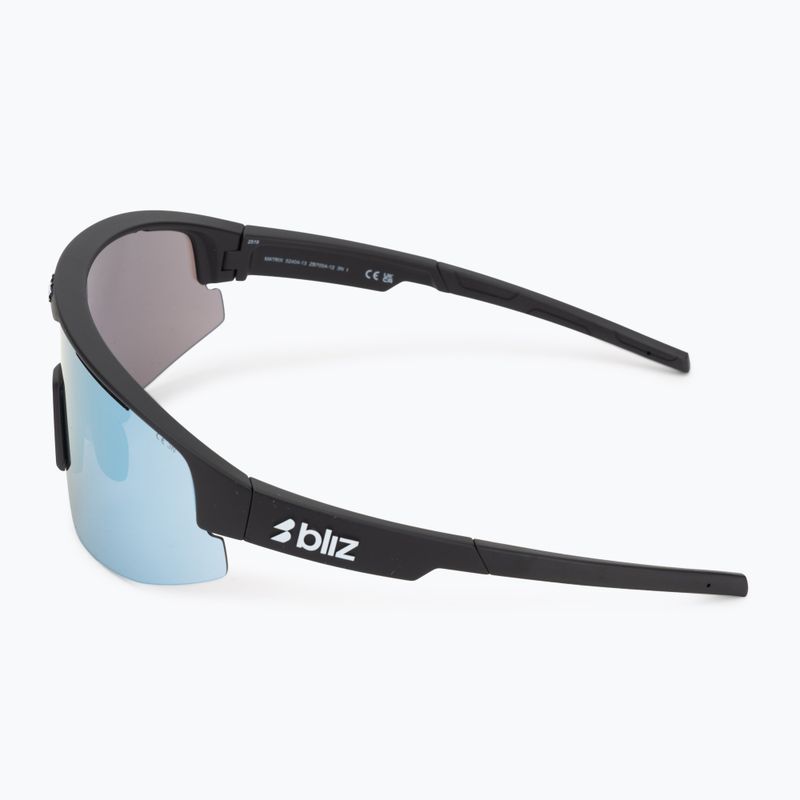 Sonnenbrille Bliz Matrix matte black/smoke/ice blue multi 4