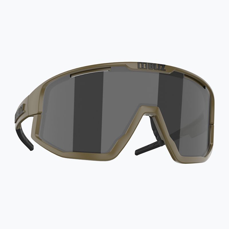 Sonnenbrille Bliz Vision matt camo green/smoke/silver mirror