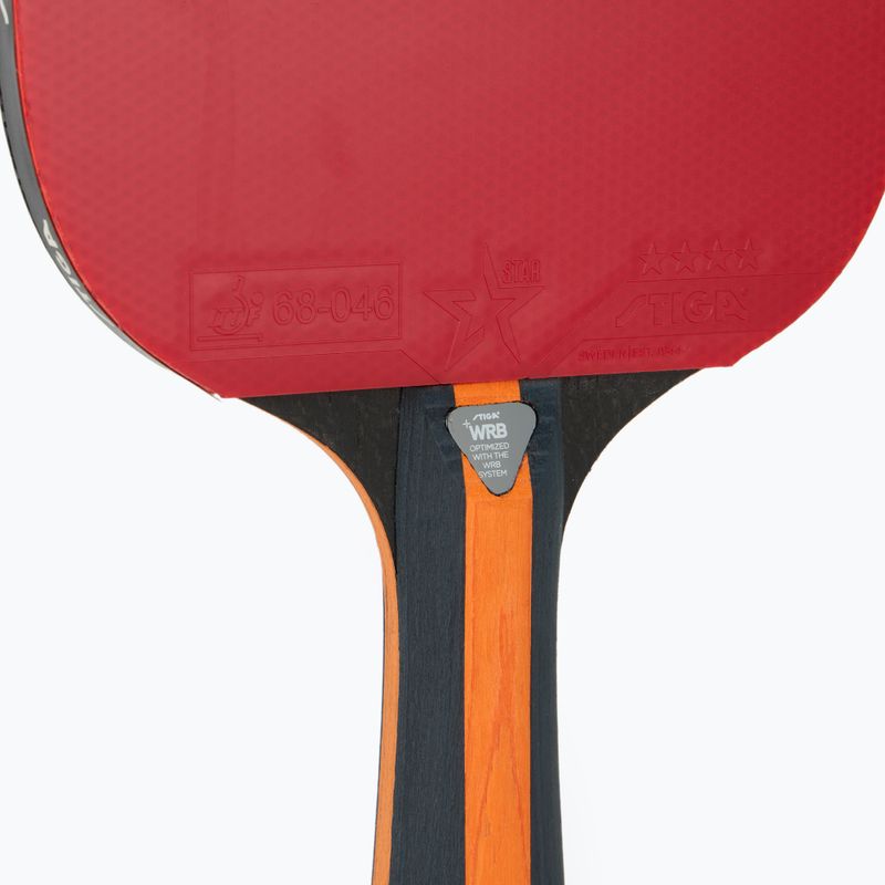 Tischtennisschläger STIGA Vision 4-Star black/red 5