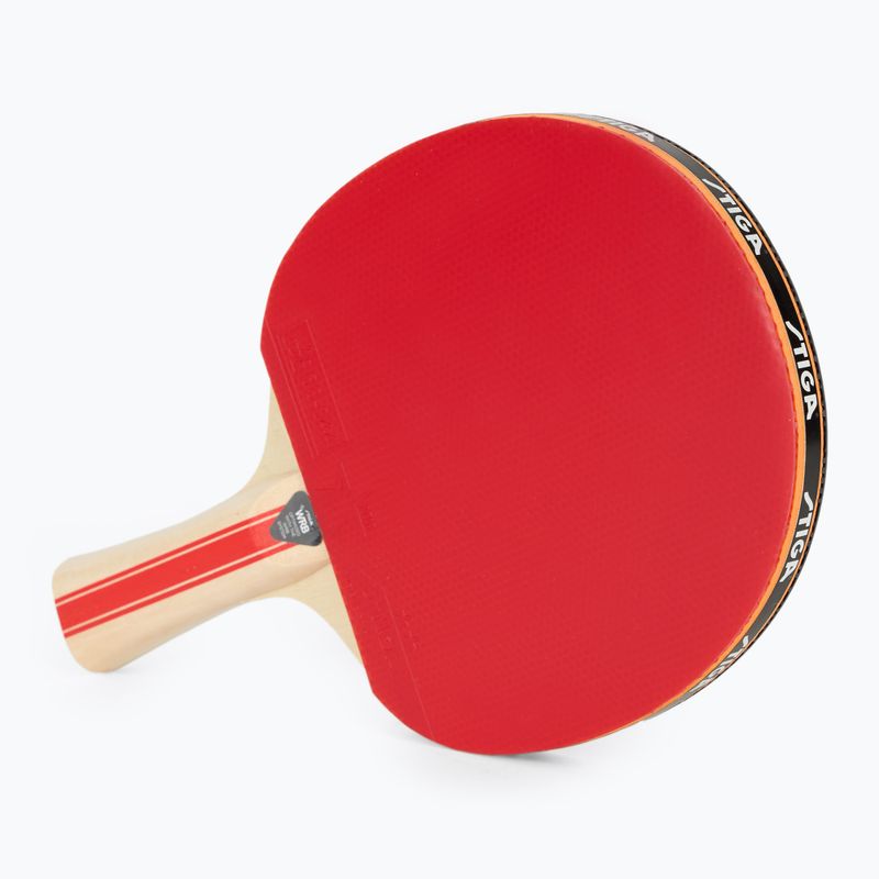 Tischtennisschläger STIGA React 2-Star black/red 3