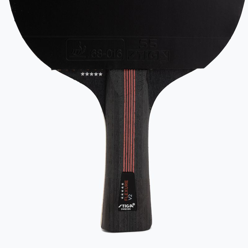 Tischtennisschläger STIGA Flexure V2 5-Star black/red 4