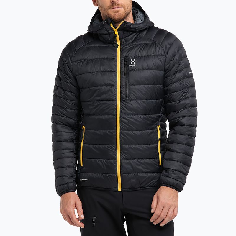 Herren Daunenjacke Haglöfs V-Serie Mimic Hood schwarz 604796 5