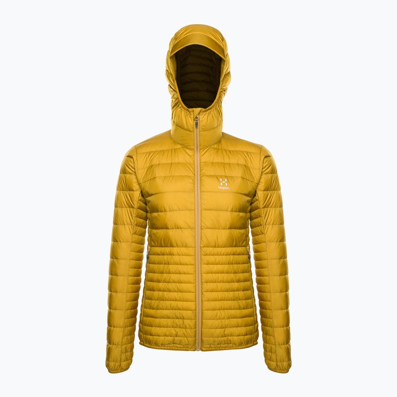 Damen Daunenjacke Haglöfs Micro Nordic Down Hood gelb 6050484Q4010