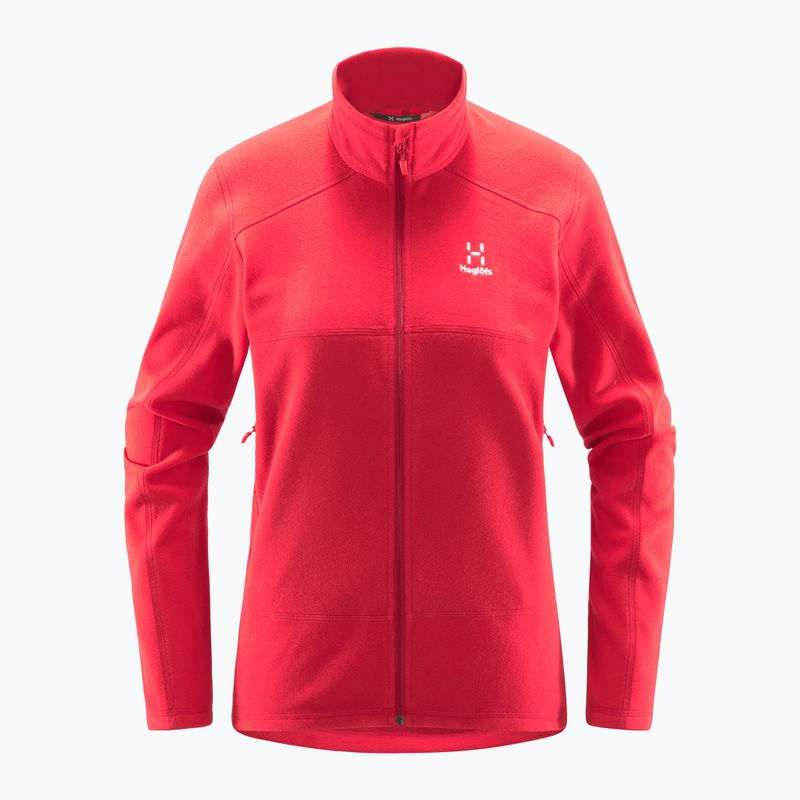 Damen Haglöfs Buteo Mid Fleece-Sweatshirt rot 605074 5
