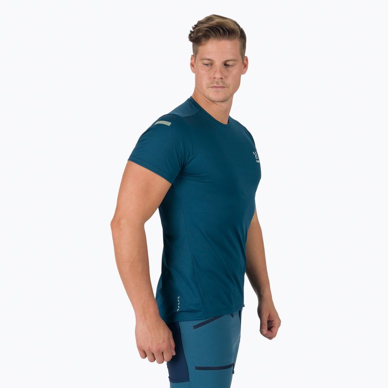 Herren-Trekking-T-Shirt Haglöfs L.I.M Tech Tee dunkelblau 605226 3