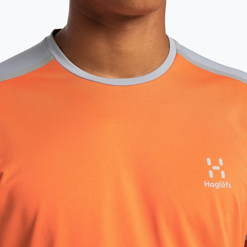 Herren-Trekking-T-Shirt Haglöfs L.I.M Tech Tee orange 605226