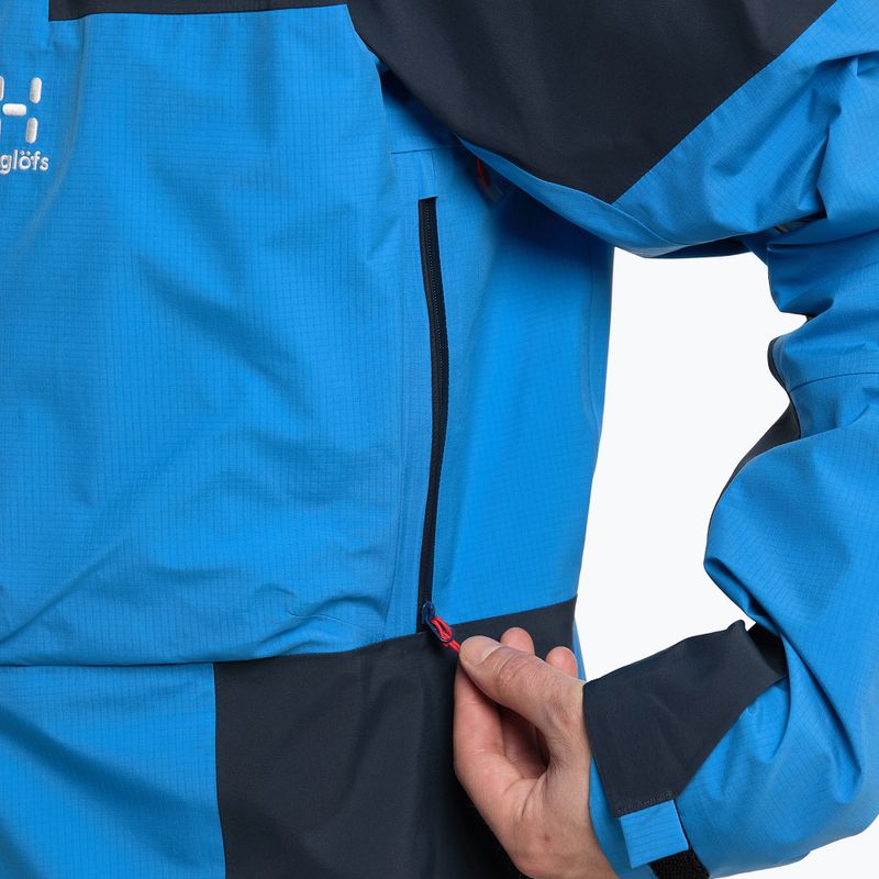 Herren Haglöfs Spitz GTX PRO Regenjacke blau 605390 6