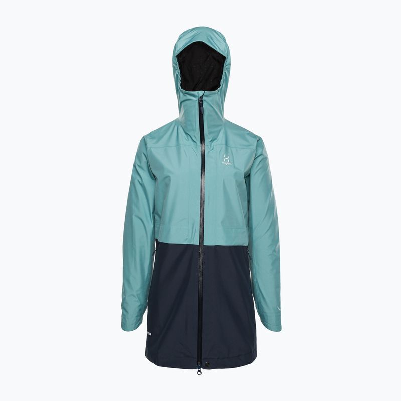 Damen Regenjacke Haglöfs Wilda GTX Parka blau 605408