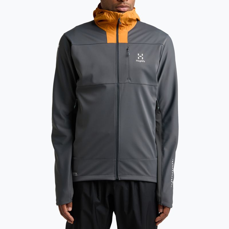 Trekkingjacke Herren Haglöfs L.I.M Hybrid Softshell Magnetite 65376