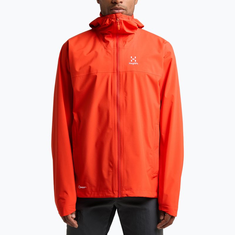 Regenjacke Herren Haglöfs Korp Proof rot 66132