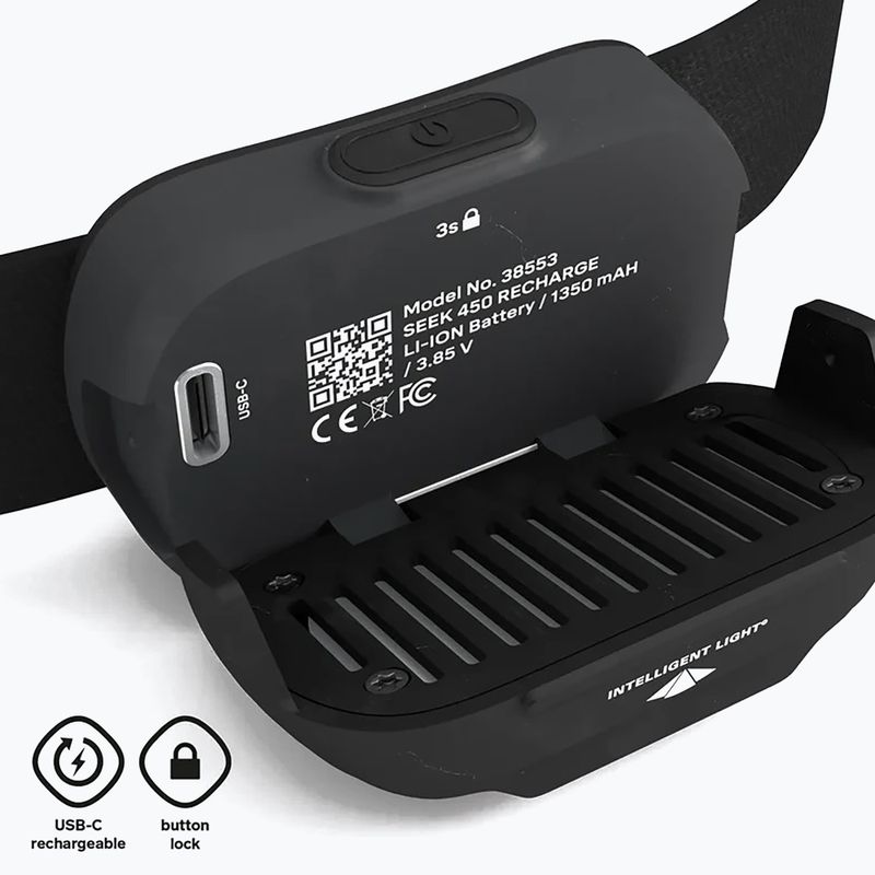 Stirnlampe Silva Seek 600 Recharge Midnight black 6