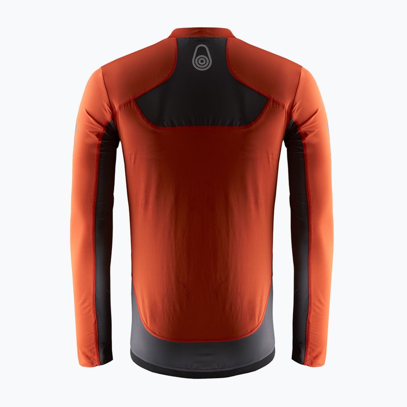 Men's Sail Racing Reference LS Rashguard Longsleeve feuerrot 2