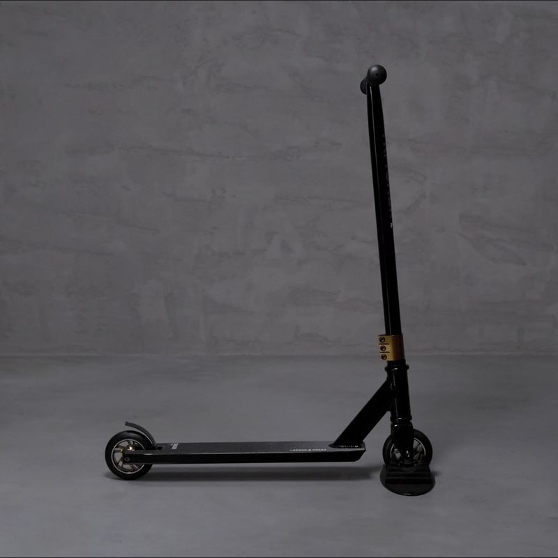 Meteor Tracker Pro Freestyle Scooter schwarz/gold 22541 10