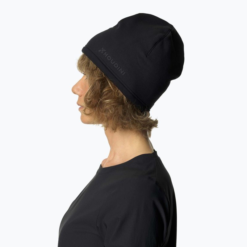 Houdini Power Top Hat Wintermütze echt schwarz