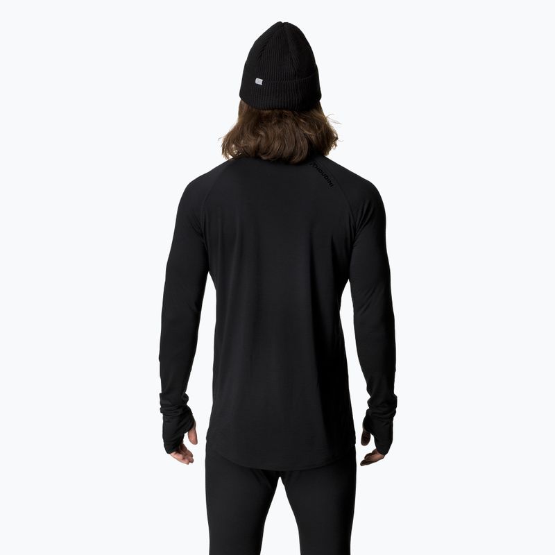 Herren Houdini Desoli Light Crew thermisches Aktiv-Langarmshirt true black 3