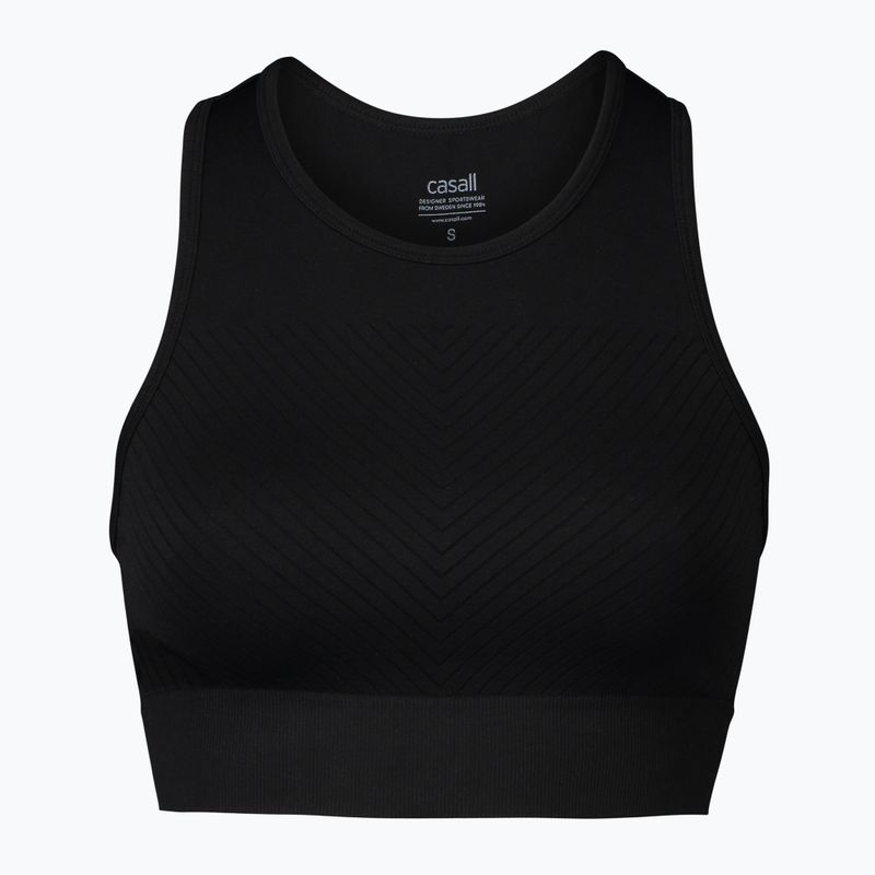 Casall Essential Block Seamless Sport Damen Trainingstop schwarz 22114 3